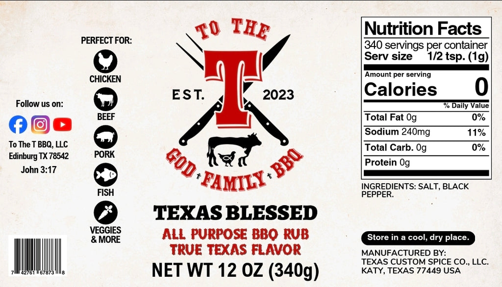 Texas Blessed 12oz