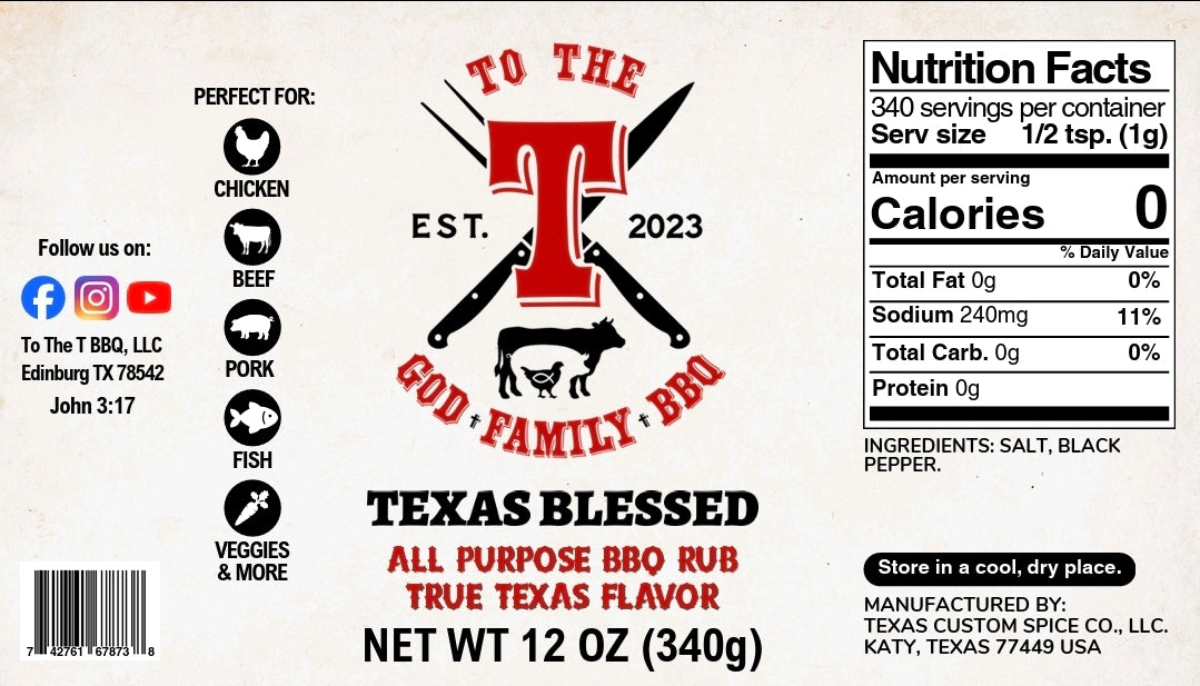 Texas Blessed 12oz