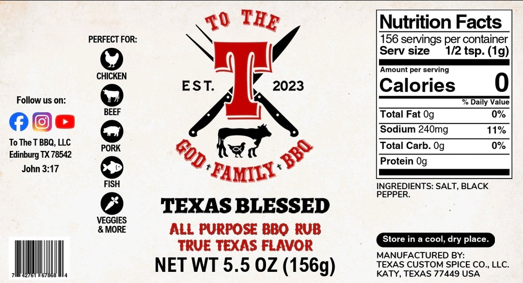 Texas Blessed 5.5 oz